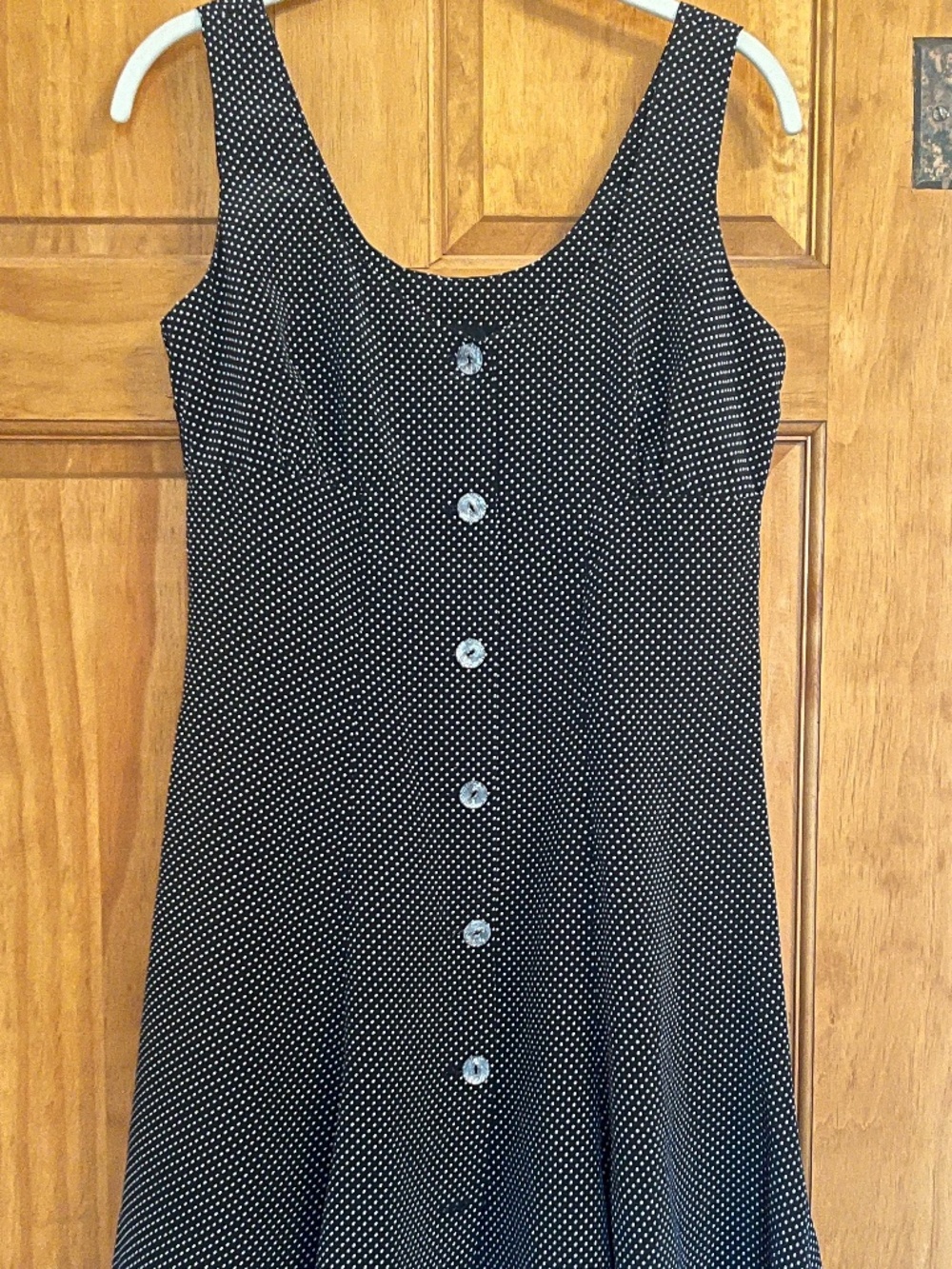 Vintage 90s Anna Sui Polka Dot Babydoll Dress